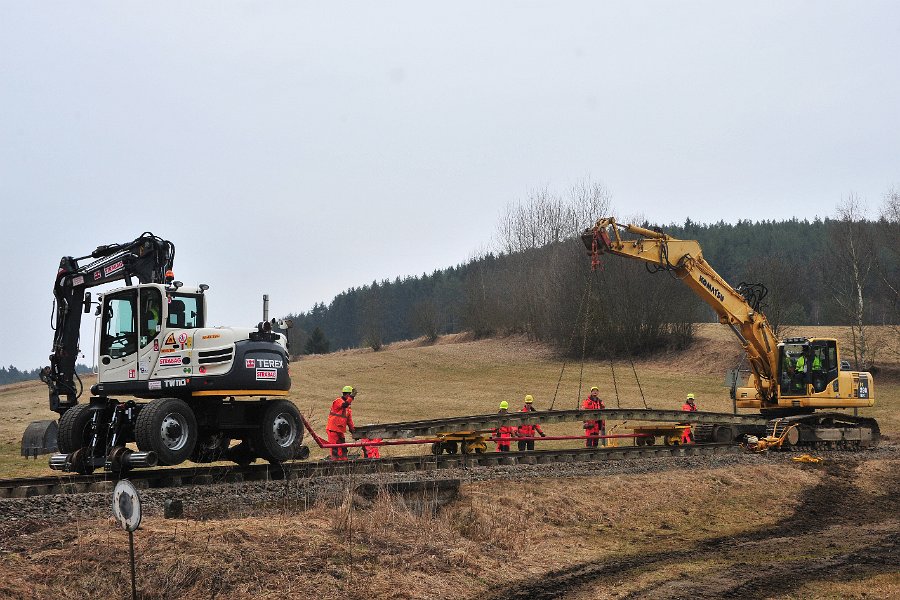 Schienenneulage in Steinbach und Langschlag (3)